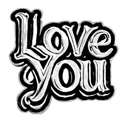 Love You Son Symbol Modern