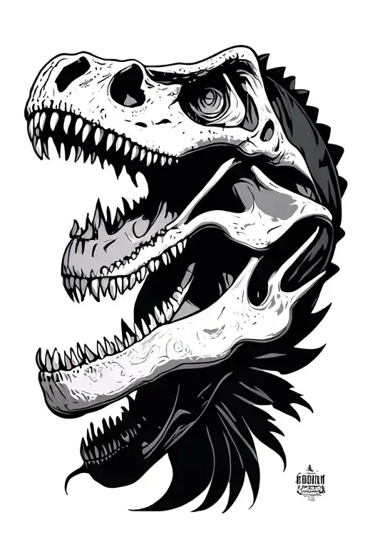 T-rex Skull