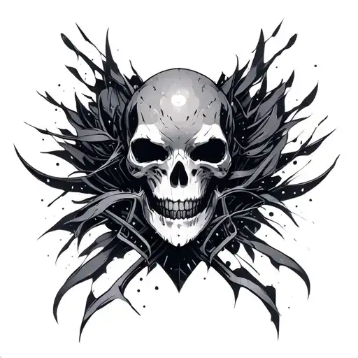 Cyber Sigilism Style Collar Bone