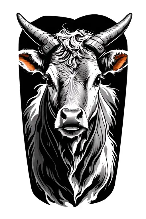 Calf Head Without Horns Sahiwal