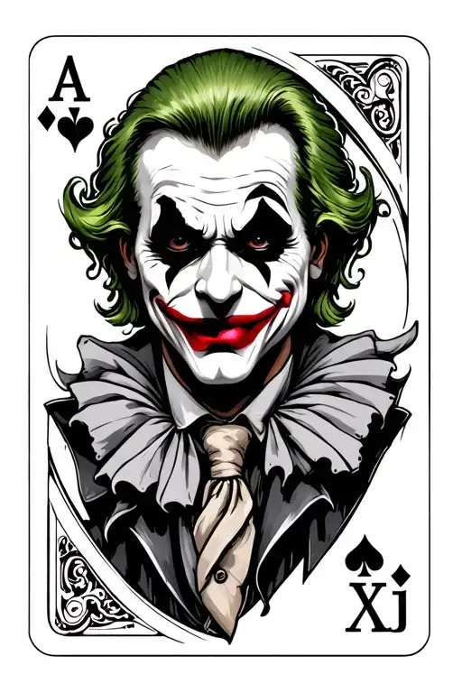 444 Playing Card Joker Card