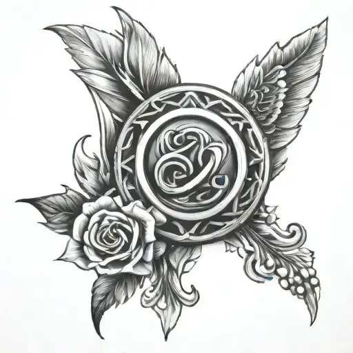 Fleash Hert And Wedding Ring