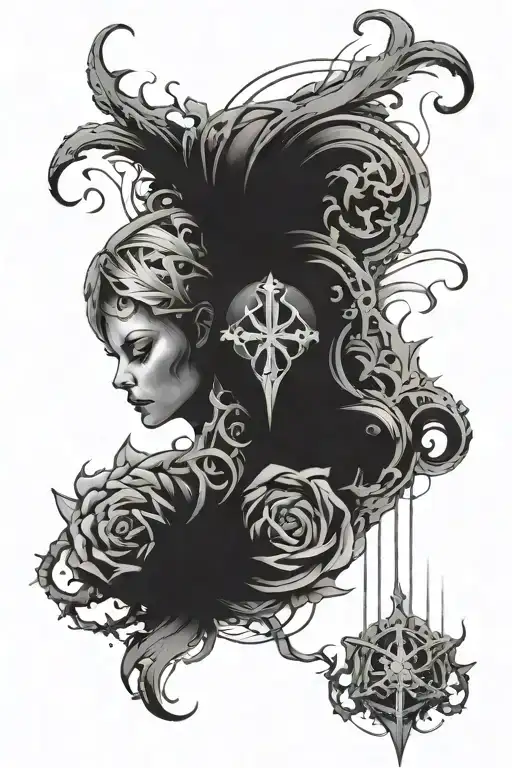 Concept Tattoo With Mind Soul Family And Faith