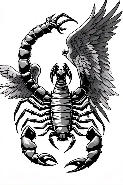 Scorpion And St Michael The Archangel