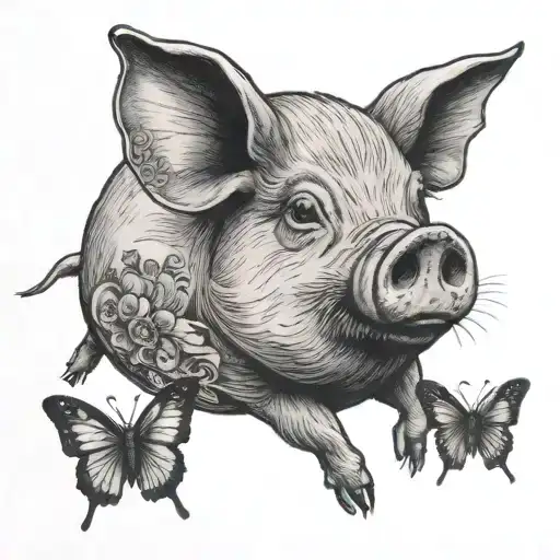 A Penny A Pig And A Butterfly