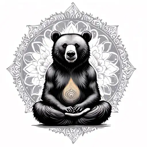 Meditating Bear