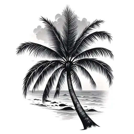 Beach Palm Tree
