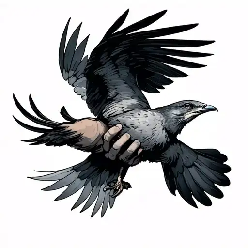 Hands Prey Flying