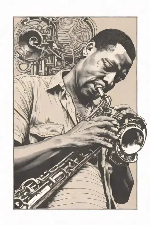 John Coltrane Saxophone Player
