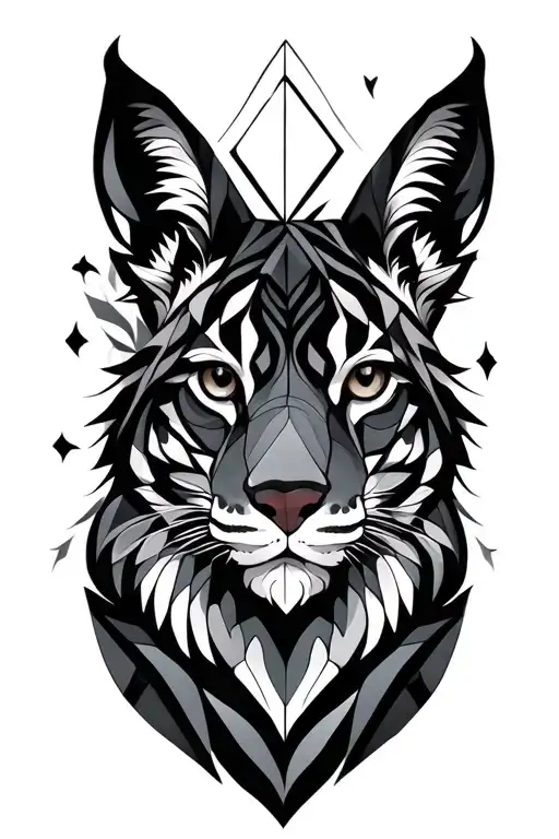 Geometric Pattern With Animals