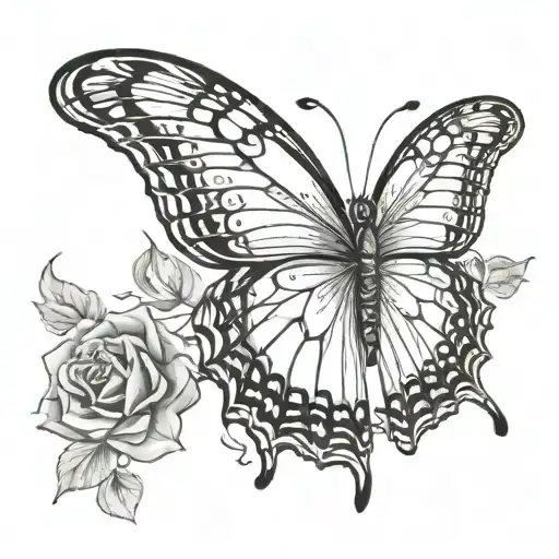 Butterfly Flying