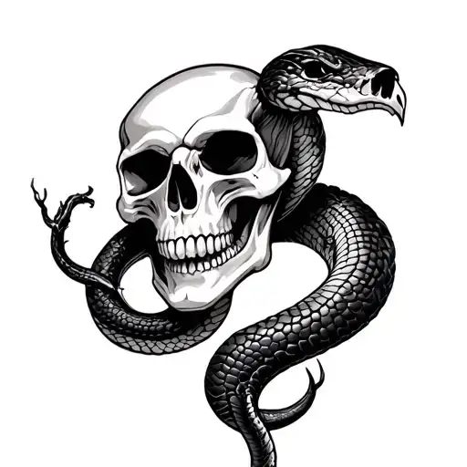 Skull And Cobra