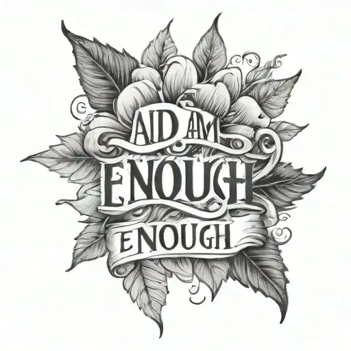 And I Am Enough Just As I Am