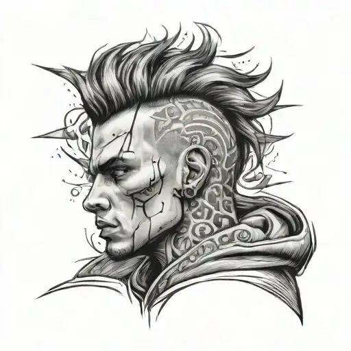 Male Punk Portrait