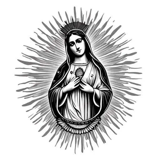 Virgen De Guadalupe Mexican