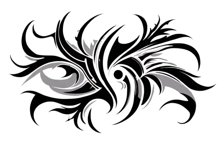 Back Tribal Patterns