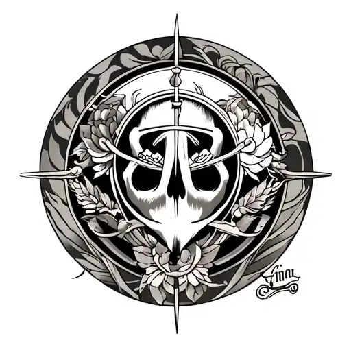 Libra Zodiac Sign Yakuza Sleeve Tattoo Featuring