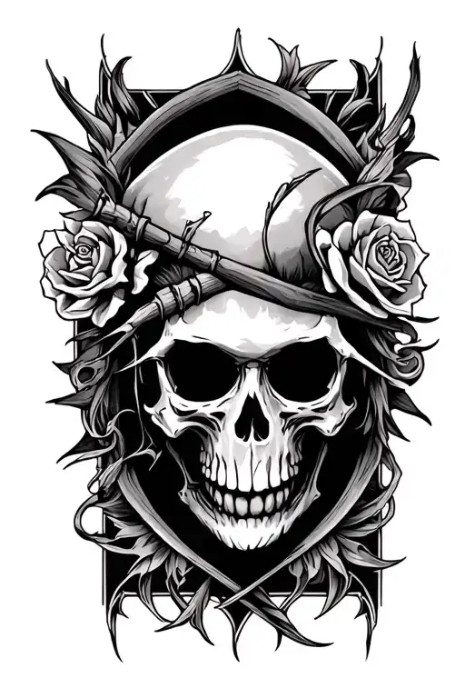 Skull Soul Eater Arm Sleeve
