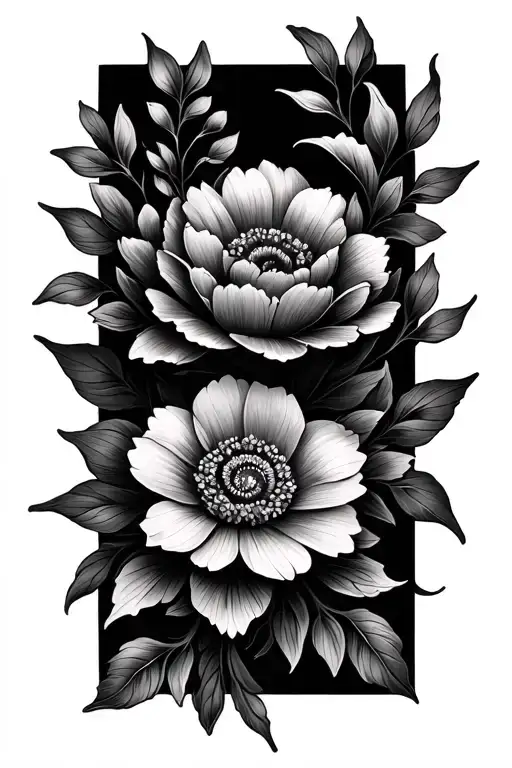 Flowers Blooming With Mehendi Art