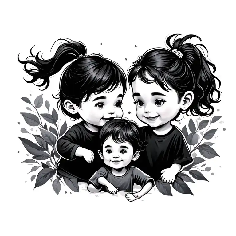 Family And Kids Time Running