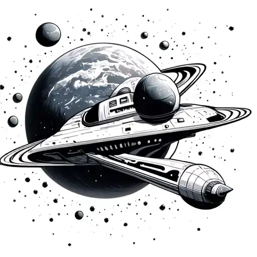 Looking Up To Outerspace From Earth