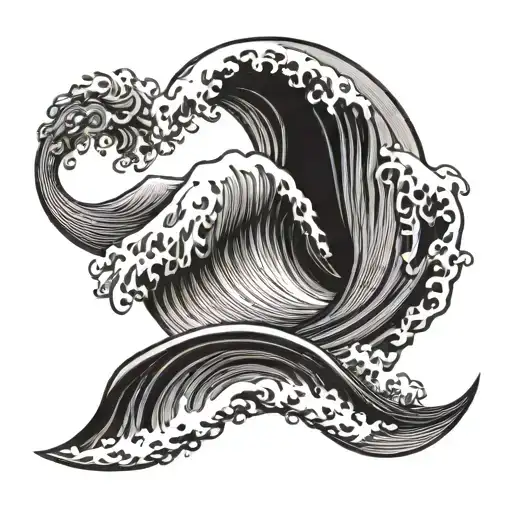 Wave Forming The Shape
