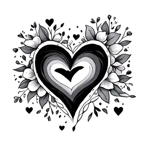 Best Friends Hearts Connected