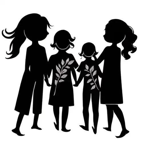 Family In Cursive