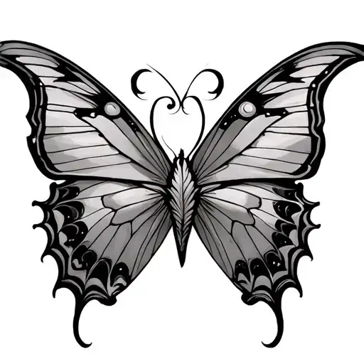 Sphinx Butterfly Gothic Inspired