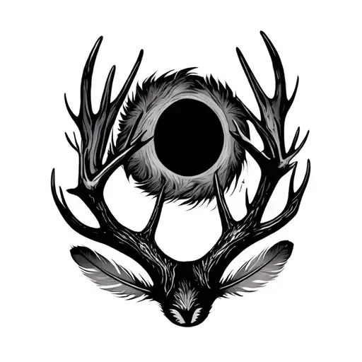 Antler And Feather