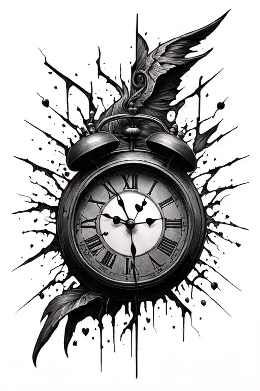 Love Happiness Broken Clock