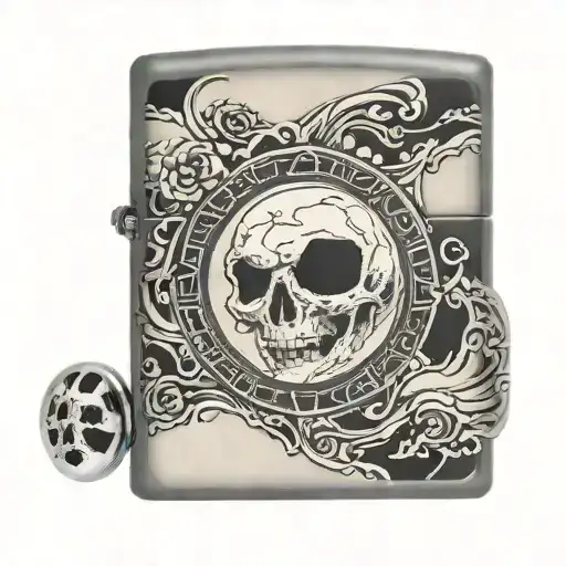 Zippo Lighter Moon Darker