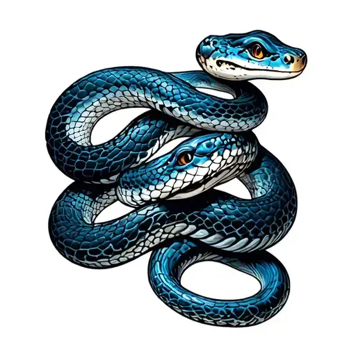 Bright Blue Snake Eggs