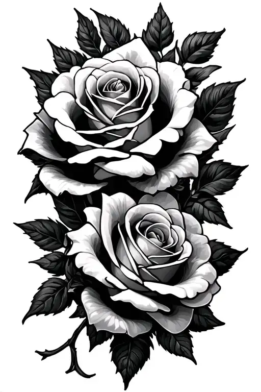 Roses Intertwined C R