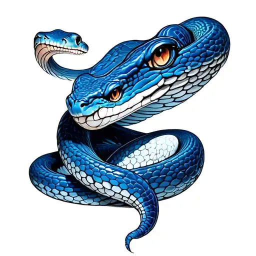 Clutch Of Blue Snake Eggs