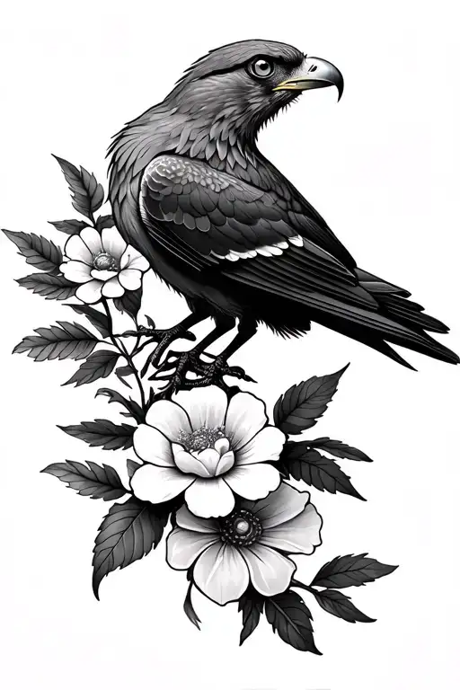 Bird Of Prey Floral