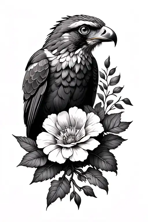 Bird Of Prey Floral