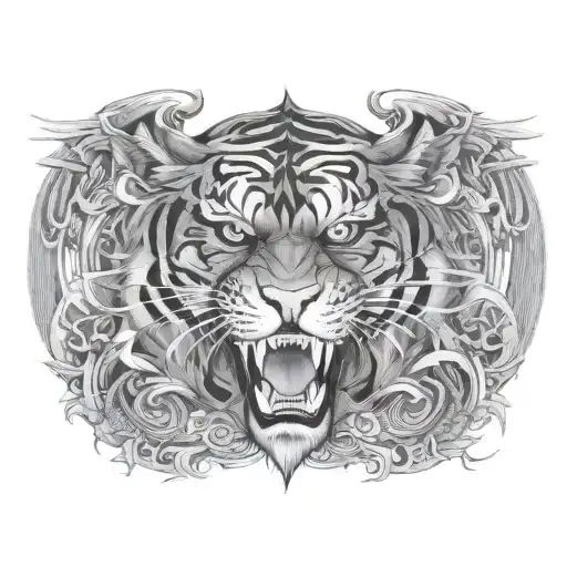Tiger Gemini Tribal