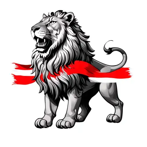 Lioness England Flag