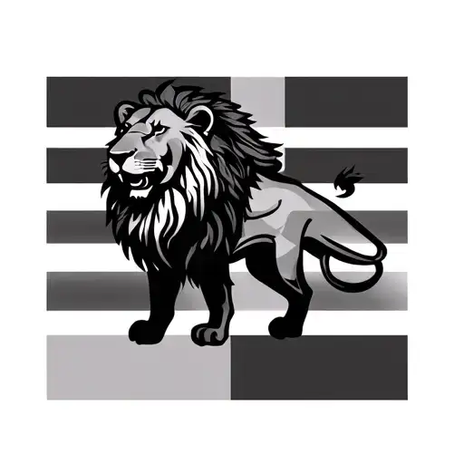 Lioness England Flag