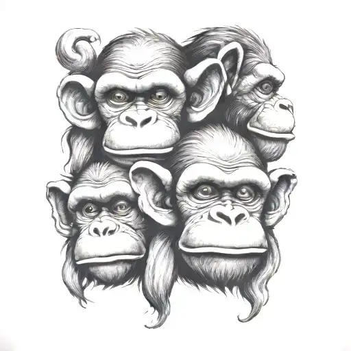 3 Wise Monkeys