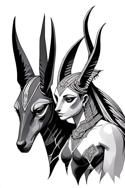 Anubis And Artemis
