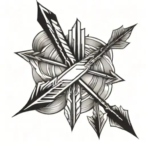 Stright Simple Arrow Design