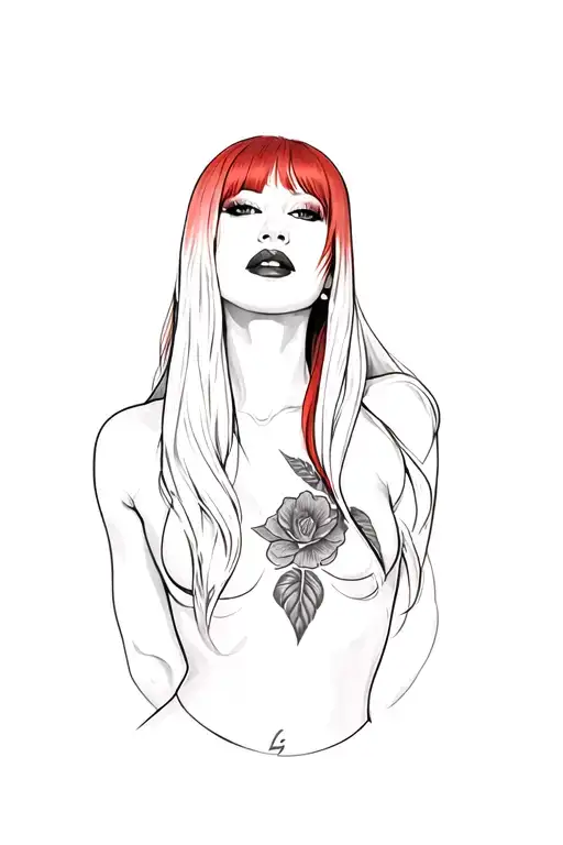 A Woman With Red Hair