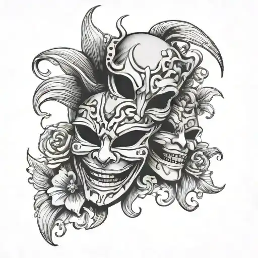 Laugh Now Cry Later Mask