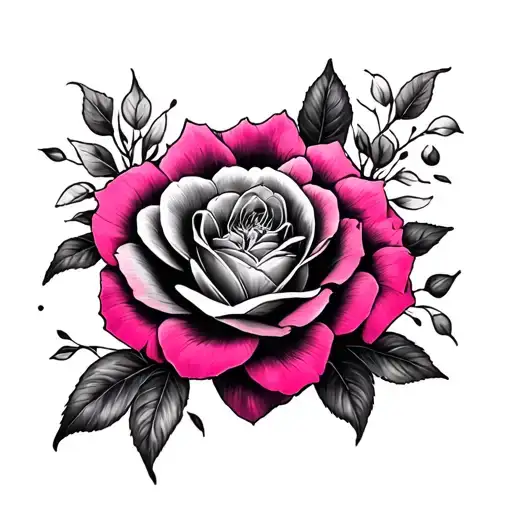 Pink And Ink
