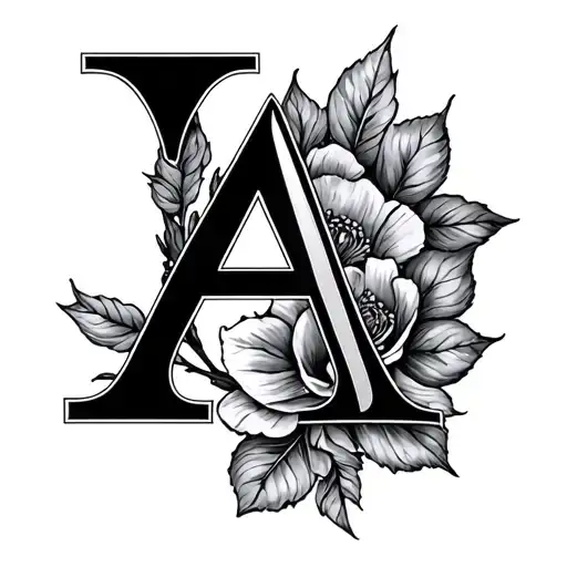Letter A And I