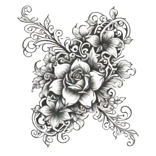 One In A Million And Flowers Intertwined
