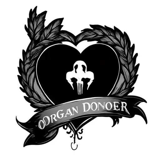 Organ Donor Tattoo Opt Ink