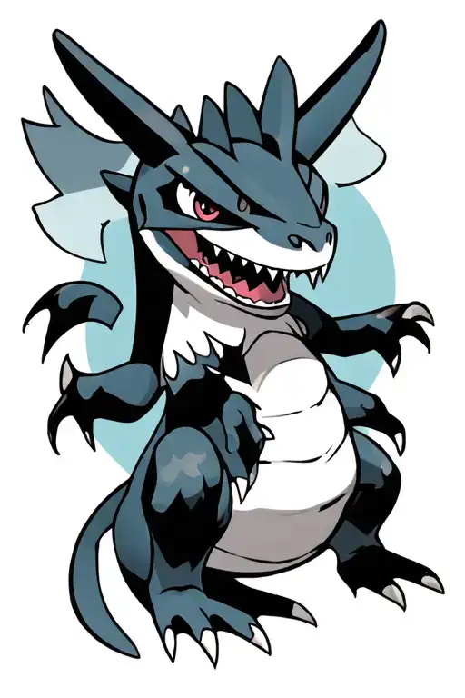 Garchomp And Glaceon